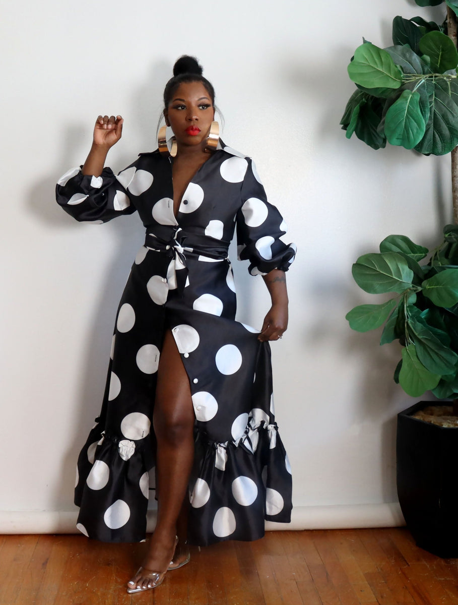 Lady Spot Dress Mixed Emotions Boutique
