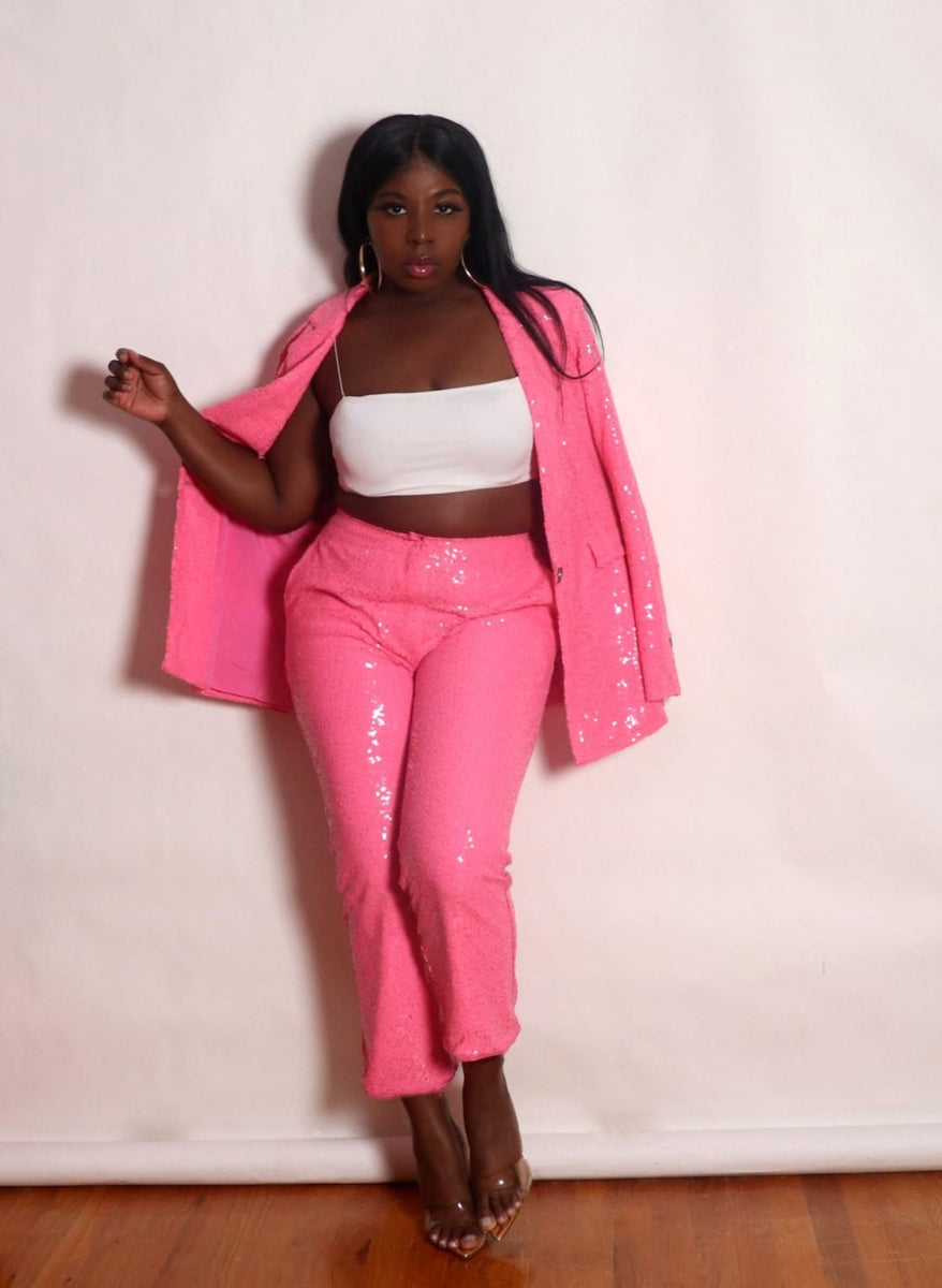 Sparkle Ankle Pants Mixed Emotions Boutique