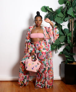 Botanical Burst | Cover Up Pants Set
