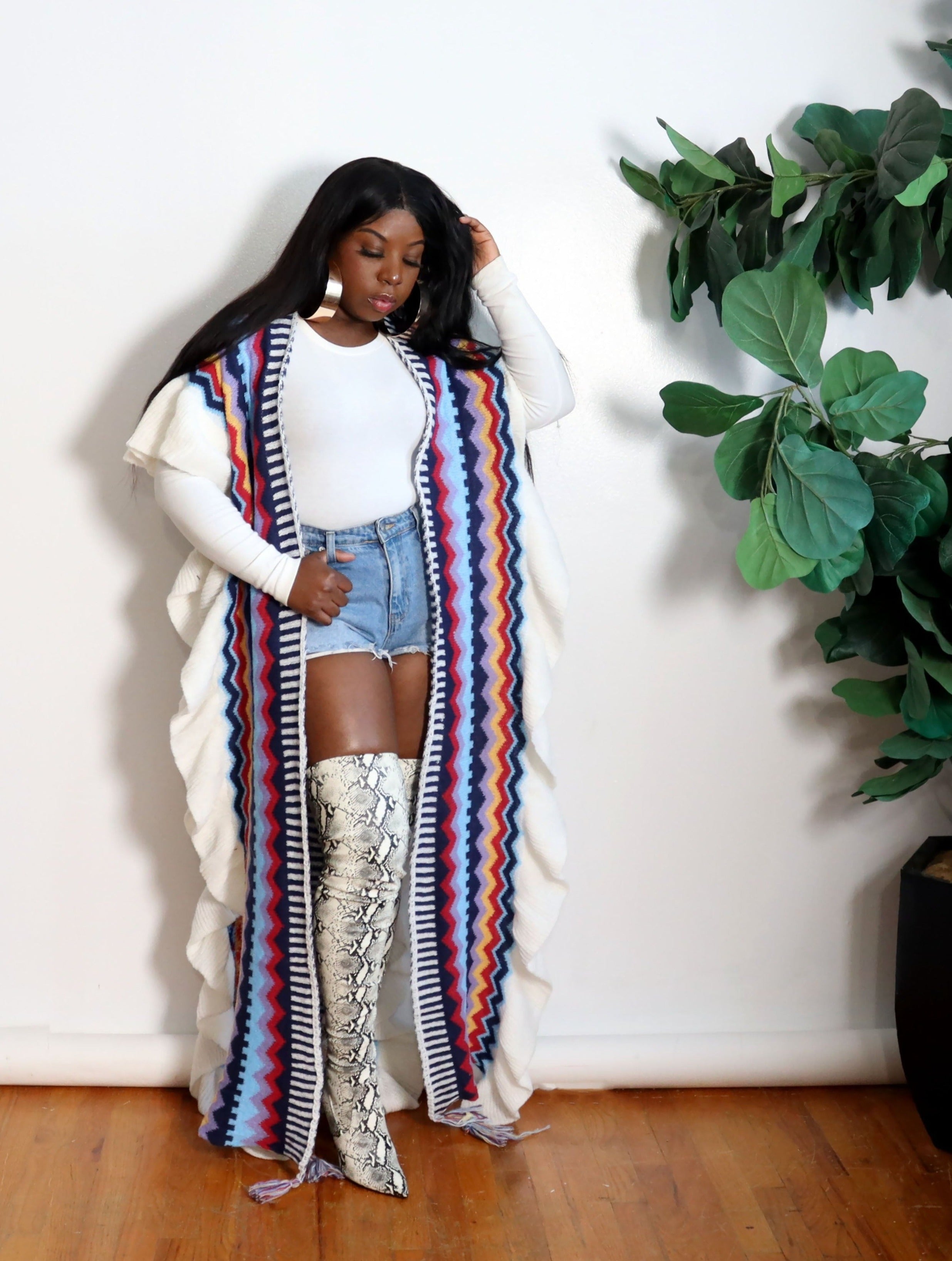 Fall Fav | Long Knit Shawl