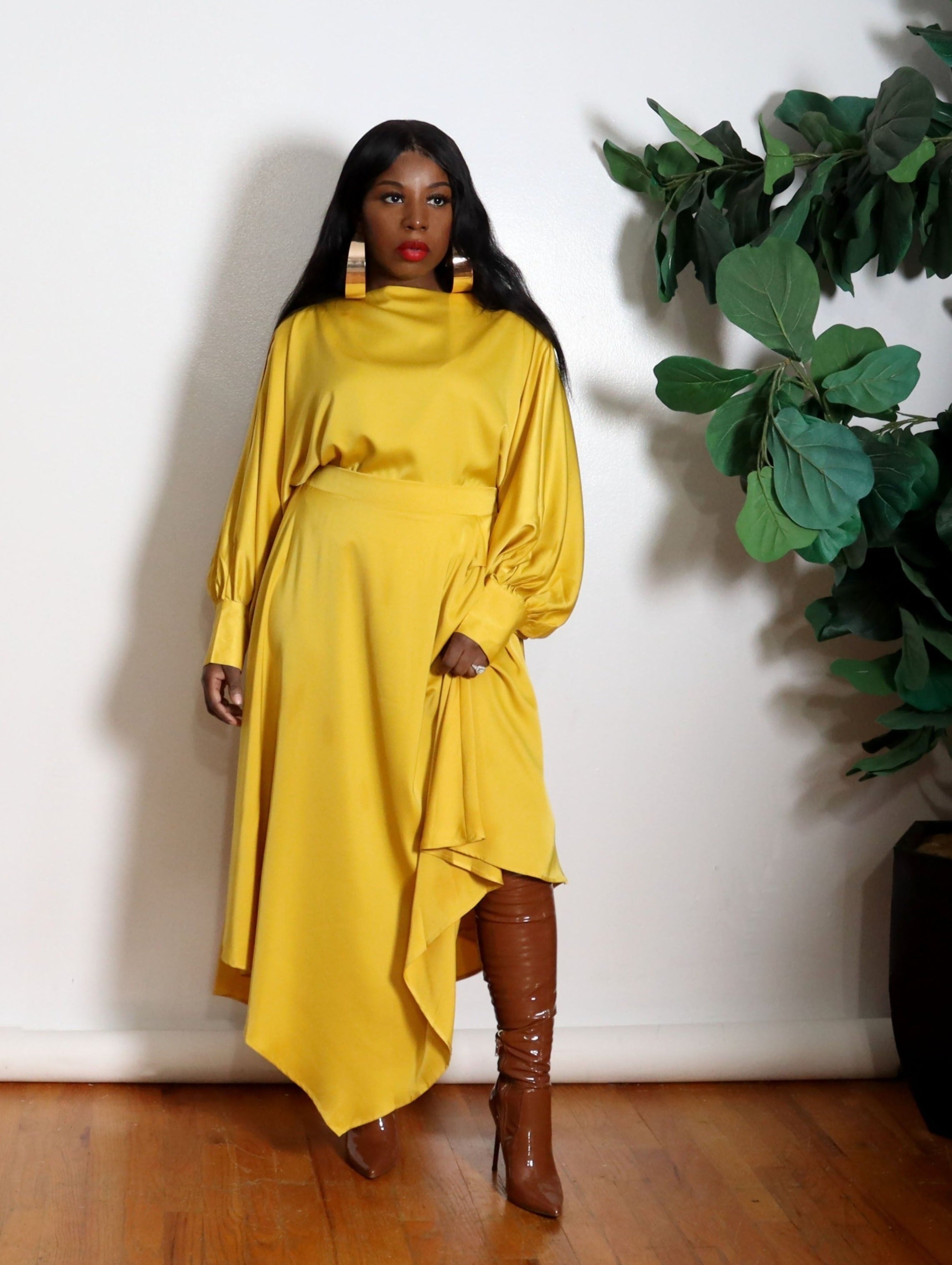 Golden Lady | Skirt Set