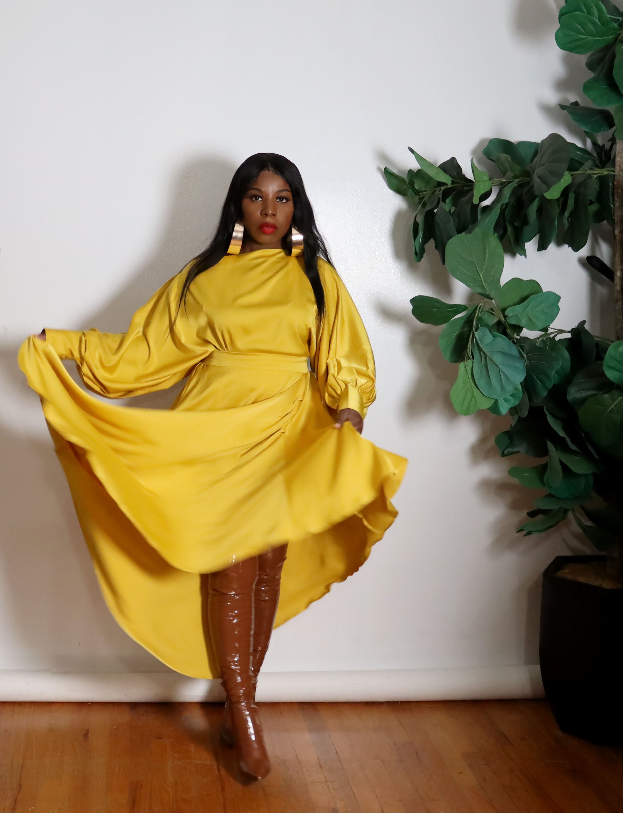 Golden Lady | Skirt Set