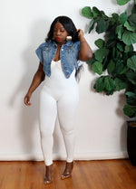 Load image into Gallery viewer, Heart Throb | Denim Top
