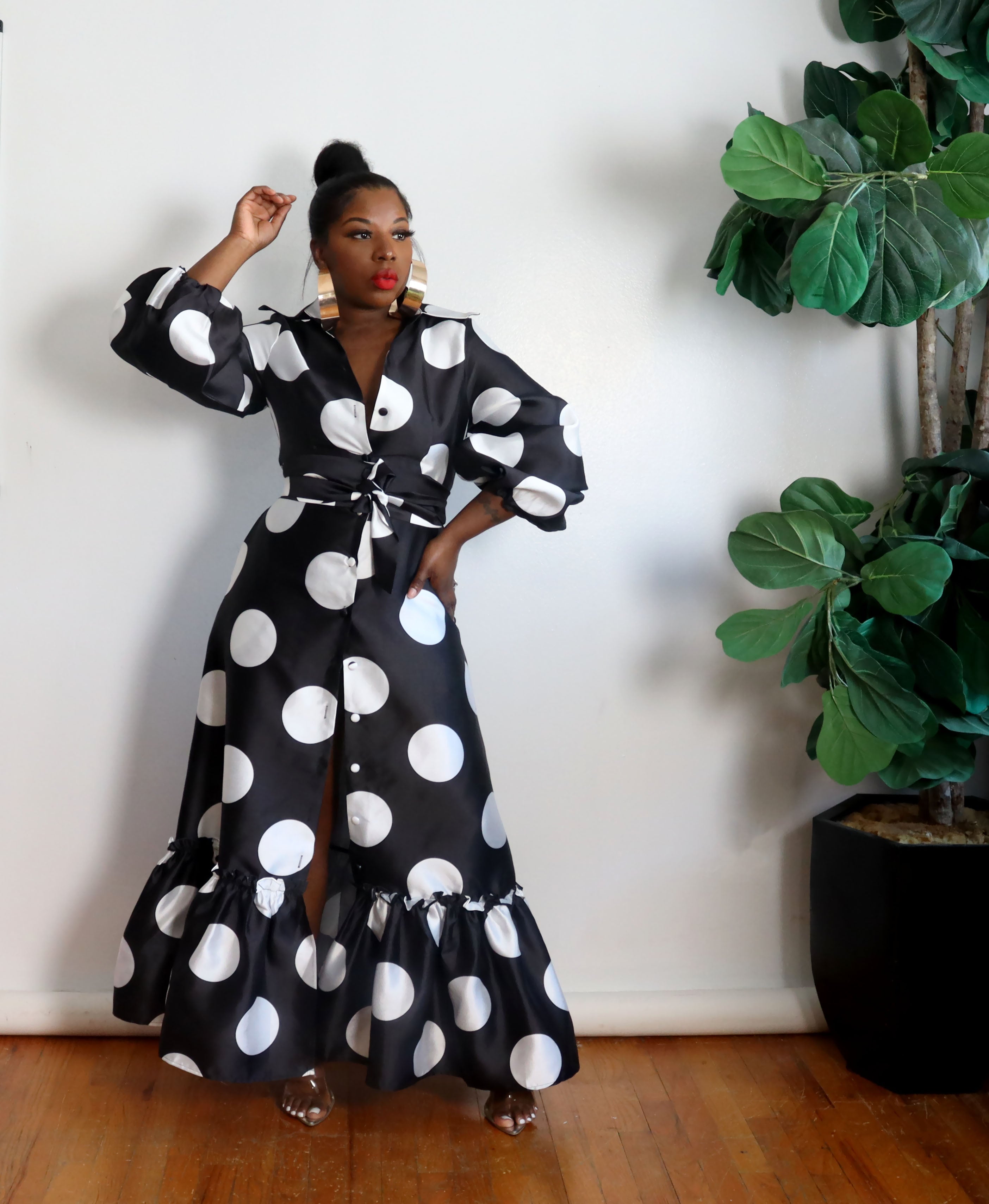 Lady Spot Dress Mixed Emotions Boutique