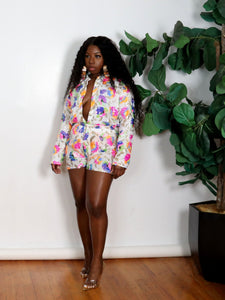 Sequins Garden | Button Up Blouse