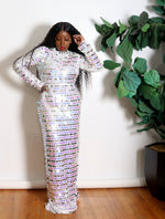 Load image into Gallery viewer, Sparkly Mirror | Open Back Dress
