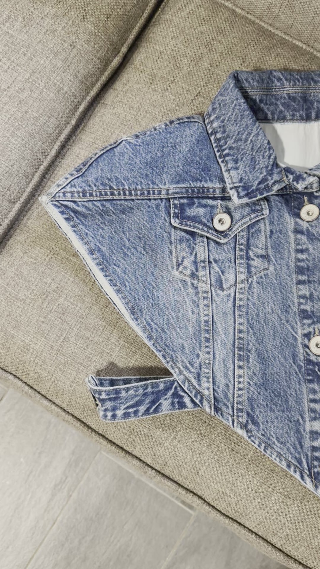 Heart Throb | Denim Top