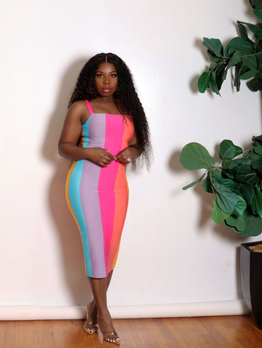 The Sweetest Bandage Dress Mixed Emotions Boutique