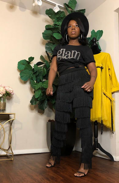 Fringe cheap pants zara