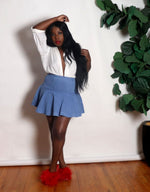 Load image into Gallery viewer, Knotted | Denim Skirt
